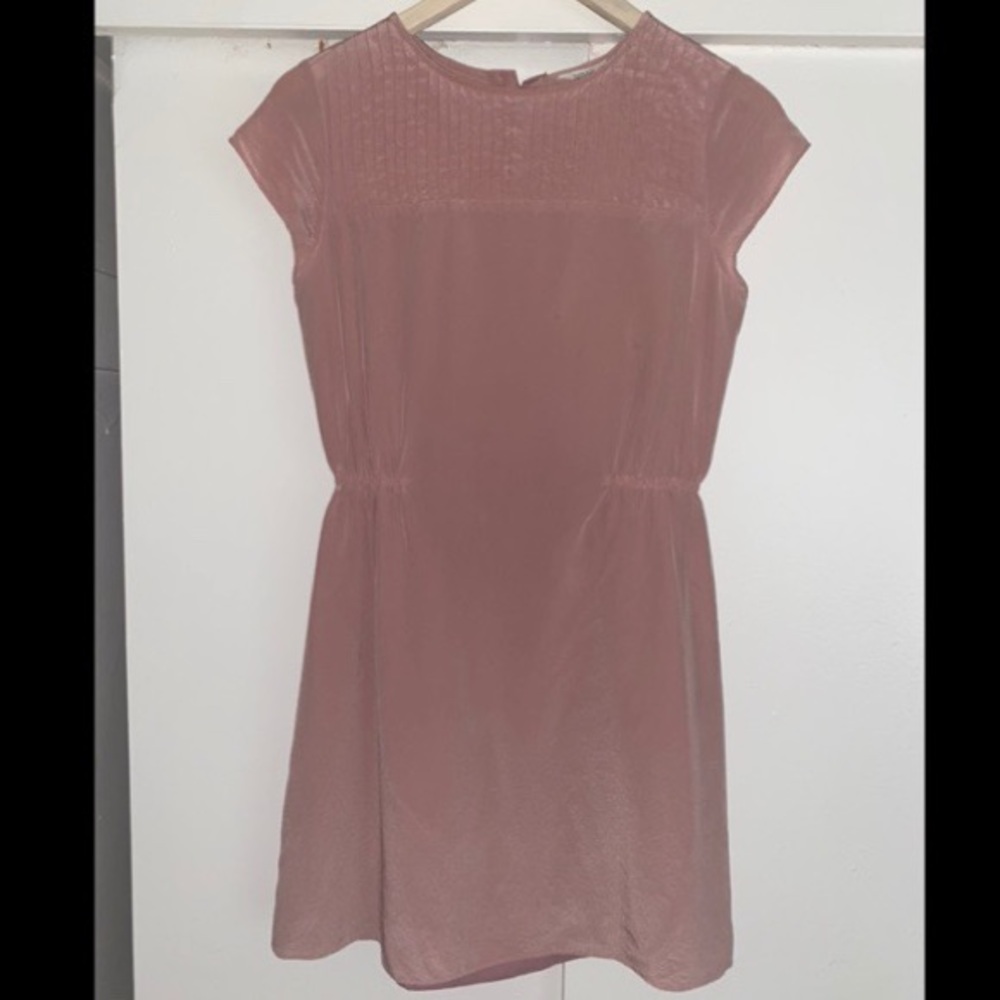 Blush pink fossil dress